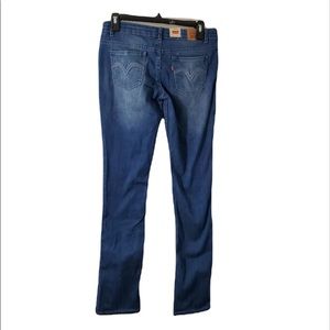 NWT Levi's Girls 16 Regular 711 Skinny Adjustable Waistband Denim Blue Jeans